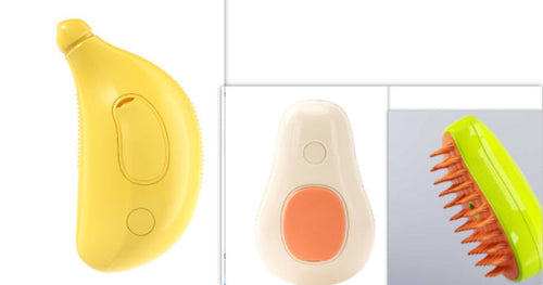 Steamy Cat Brush Cat Dog Grooming Comb Electric Self Cleaning Steam